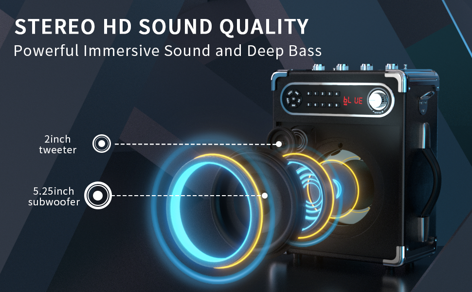 Karaoke Machine with two wireless Microphones