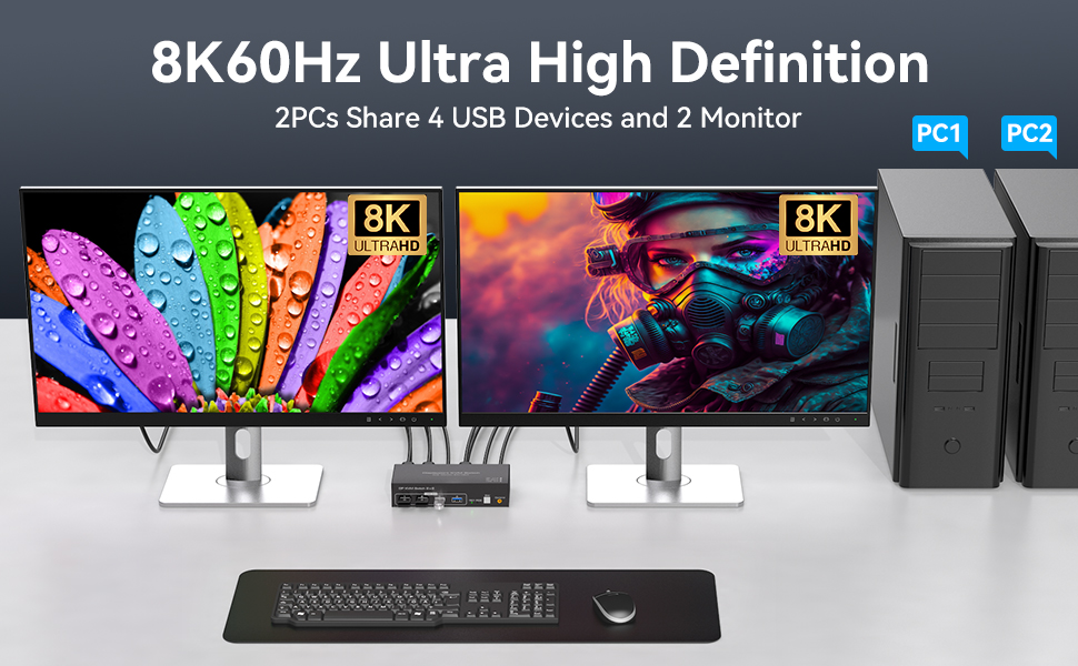 Enjoy an Outstanding Visual Experience with 8K60Hz