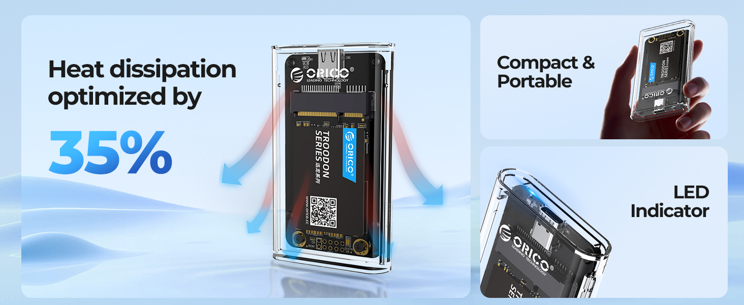 5 Gbit/s USB 3.0 mSATA SSD Enclosure