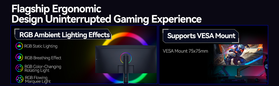 HKC CG345UK Curved Gaming Computer Monitor