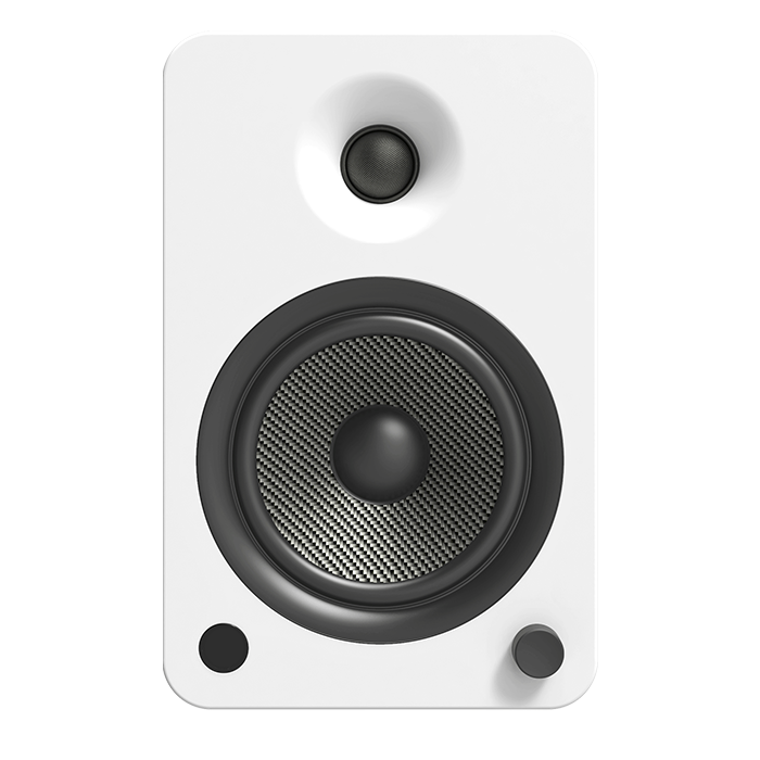 Kanto YU6 Powered Bookshelf Speakers - Matte White
