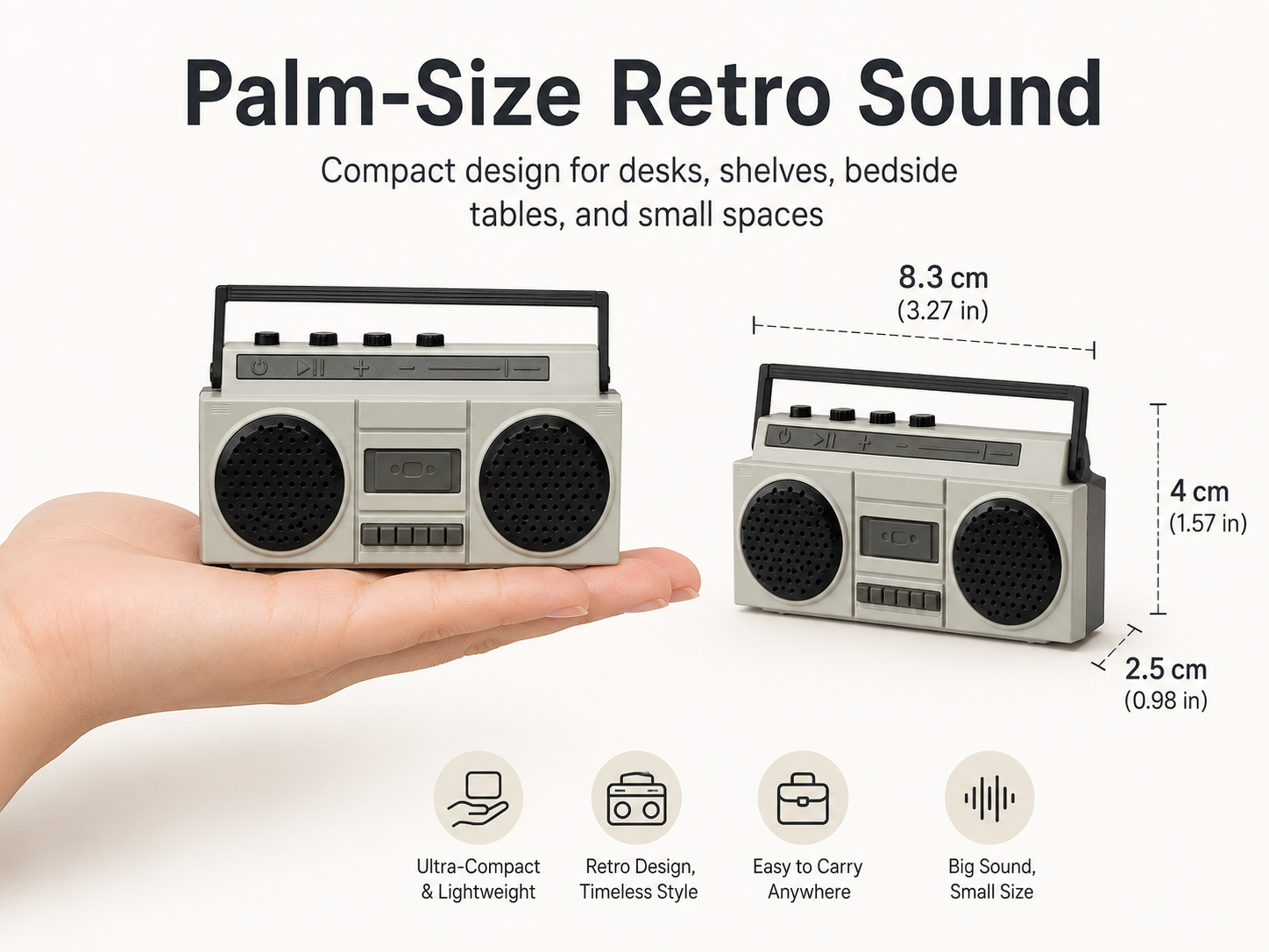 smallest boom box