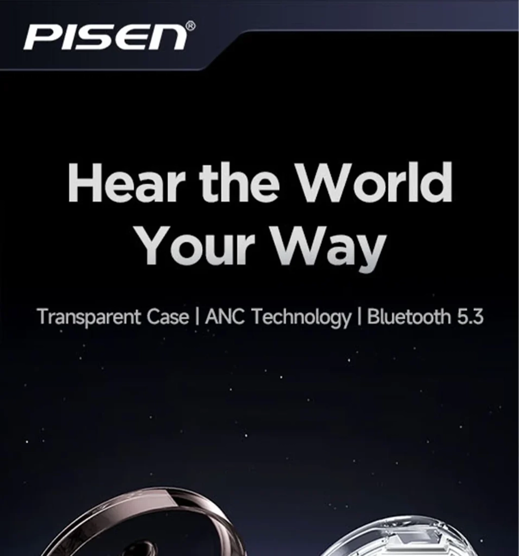 PISEN BHD-TW11 C1 ANC Noise Cancelling TWS Bluetooth Earphones