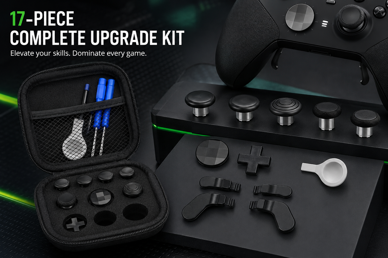 controller accessory storage case, Xbox Elite Series 2 upgrade parts