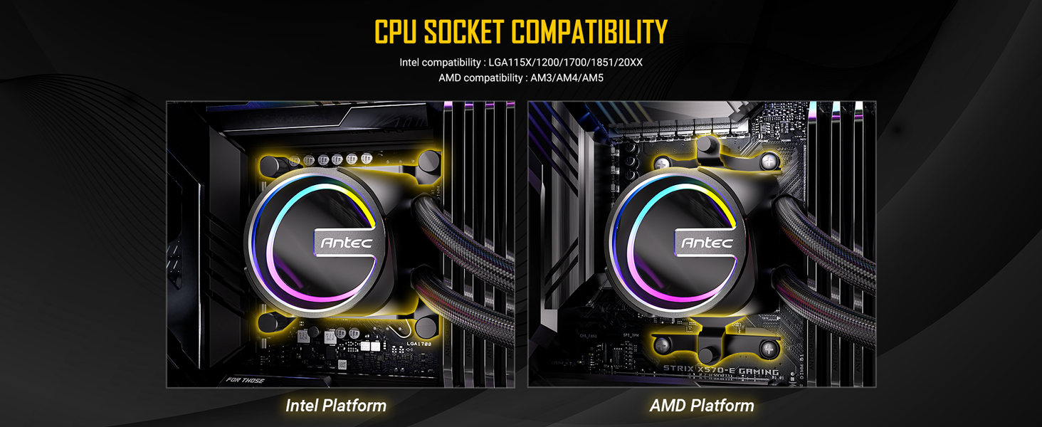 Antec Skeleton Matrix 360 ARGB Liquid CPU Cooler