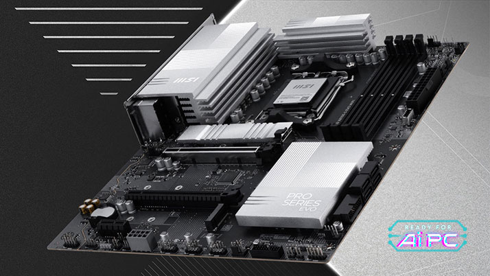MSI PRO X870E-S EVO WIFI ATX AM5 Motherboard