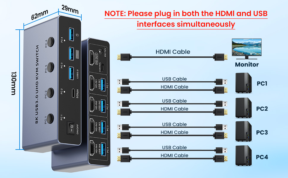 Plug and Play, No driver or installation required