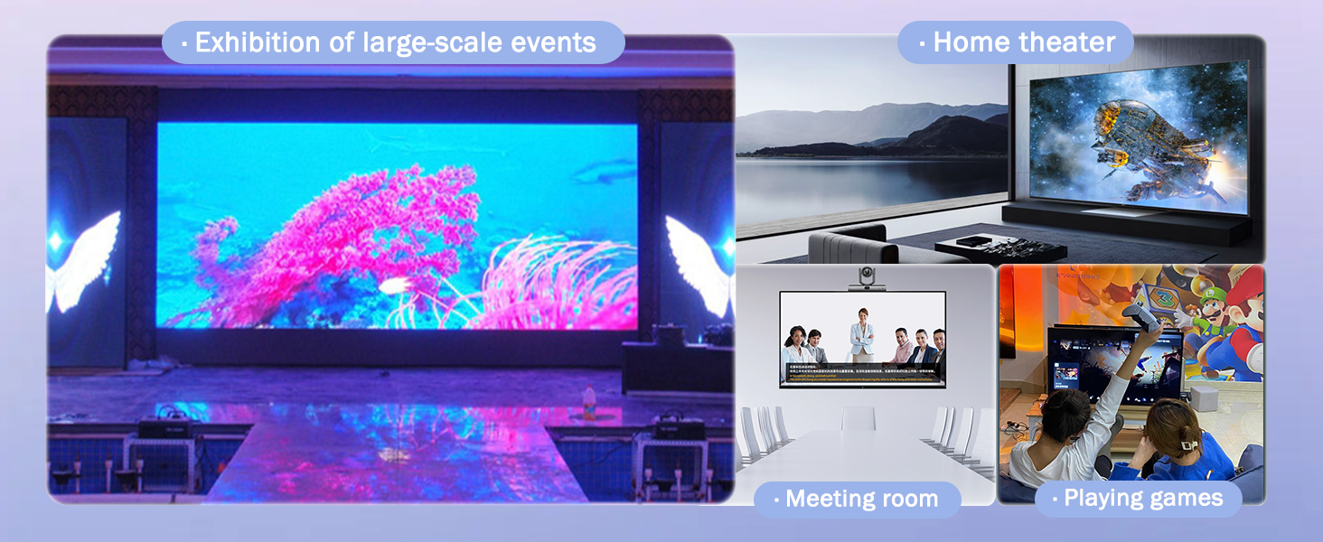This product can expand four HDMl ports, allowing display devices to connect to more input devices.