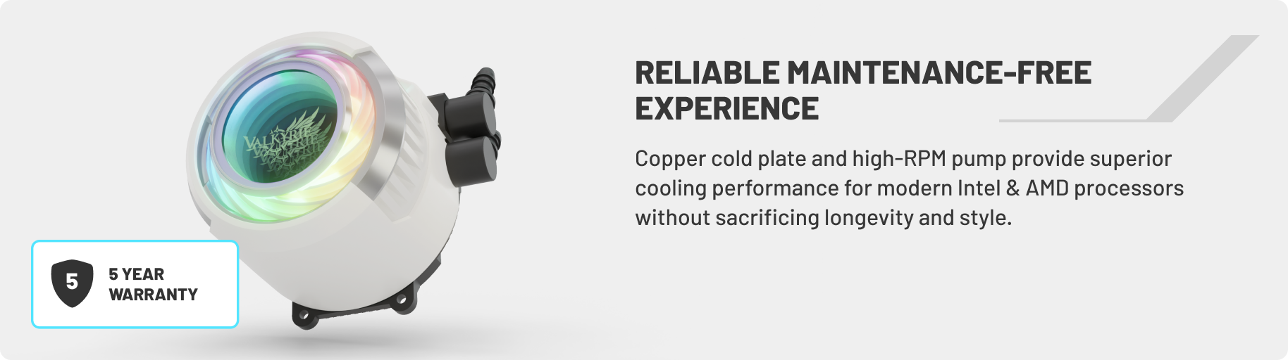 Compatible with all lastest AM5 and LGA1700 CPUs