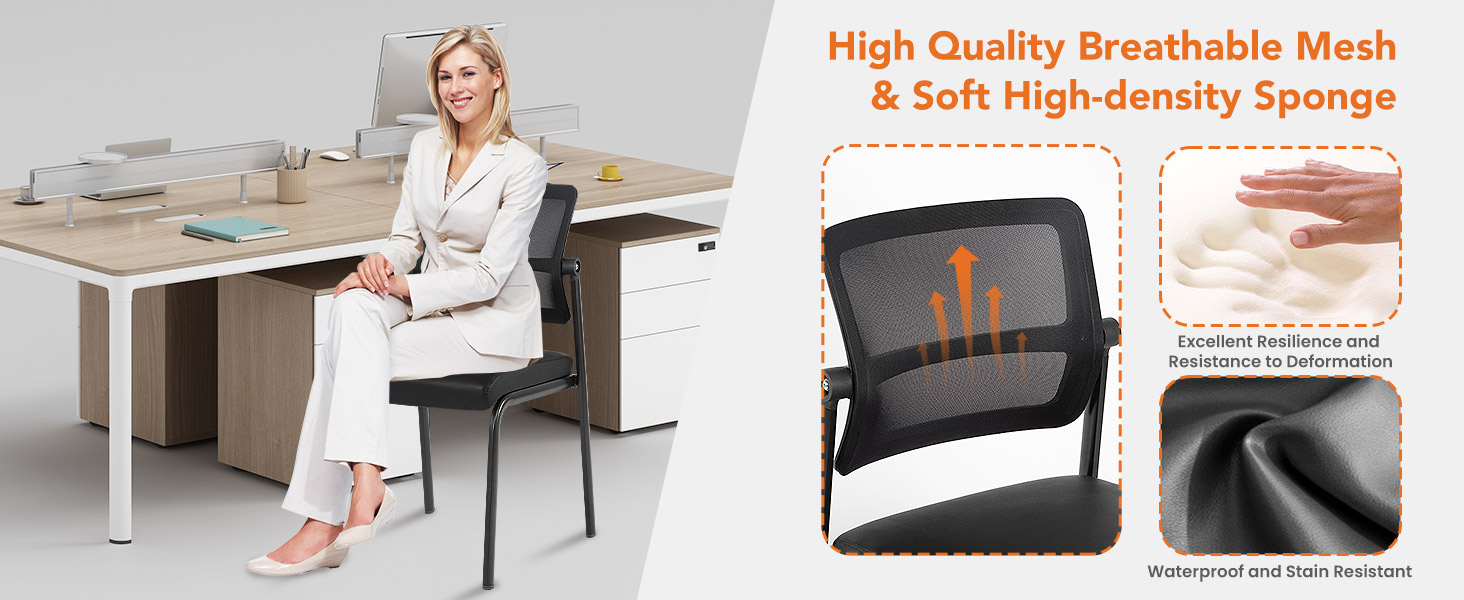 Armless Waiting Room Chair