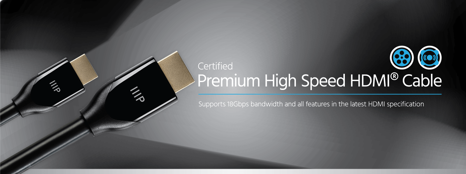 4K Certified Premium High Speed HDMI Cable 18Gbps