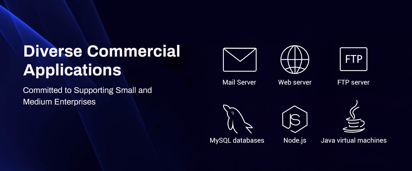 diverse commercial applications