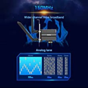 Netis WiFi 6 AX200 802.11AX Dual Band PCIe WiFi Card 3000Mbps with Bluetooth 5.0 and Heat Sink