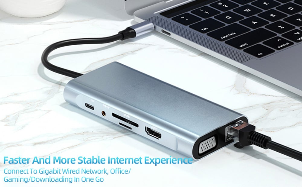 11-in-1 Multiport Laptop Docking Station