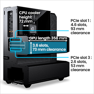 Phanteks EX5 ATX Multi-Chamber PC Case