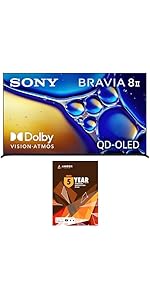 SONY K55XR80M2 Google TV with 5 Year Amber Protection and Screen Cleaner