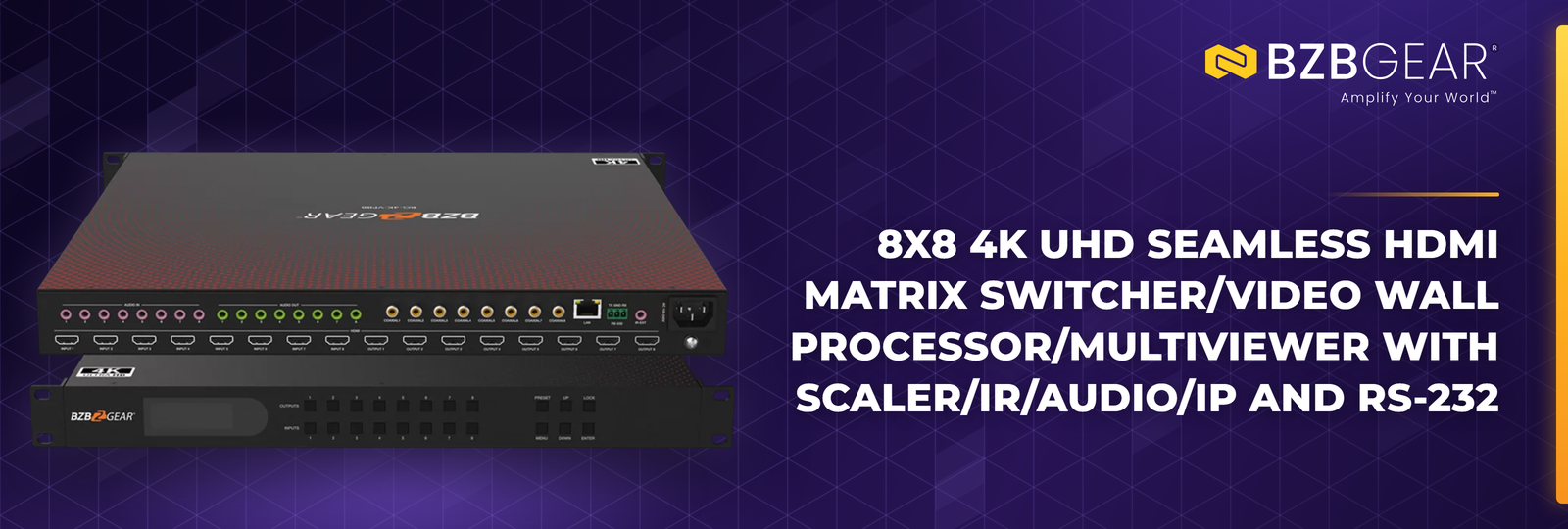 BG-4K-VP88 BZBGEAR header