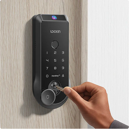 Lockin Veno Smart Lock Palm Vein & Fingerprint Keyless Entry Door Lock