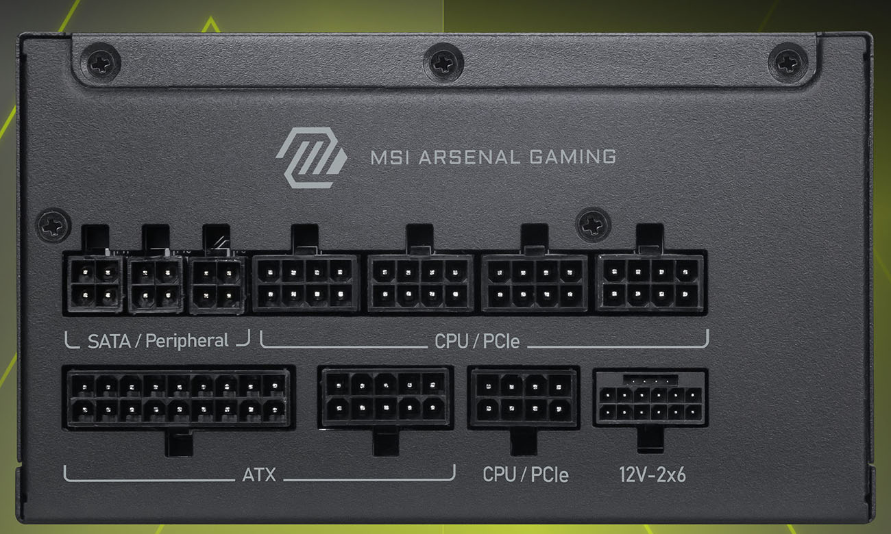 MSI MAG A1000PLS PCIE5 Fully Modular Gaming 1000W Power Supply