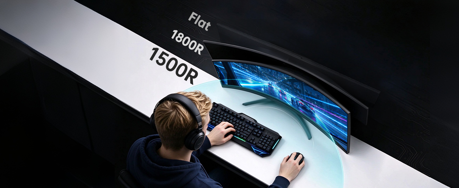 34 Inch 240Hz Ultrawide Curved Gaming Monitor H34S18E