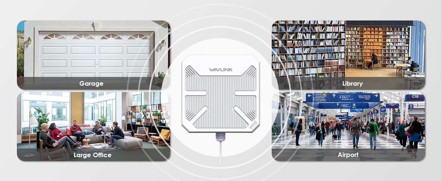 WAVLINK WL-WN573HP3 AX3000 WiFi 6 Outdoor WiFi Extender