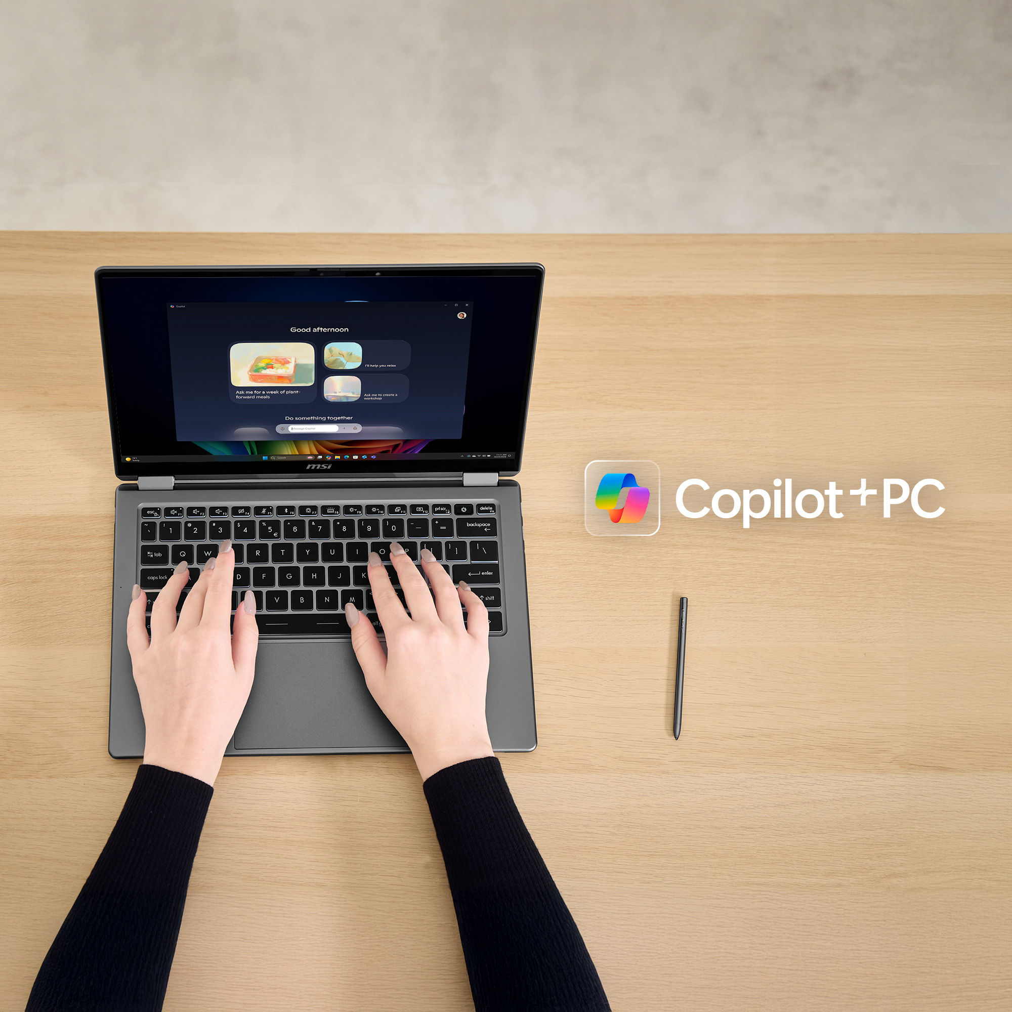 MSI Prestige 16 Flip AI+ C3M Touchscreen Laptop