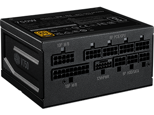 Cooler Master V750 SFX Gold 750W Fully Modular Power Supply White