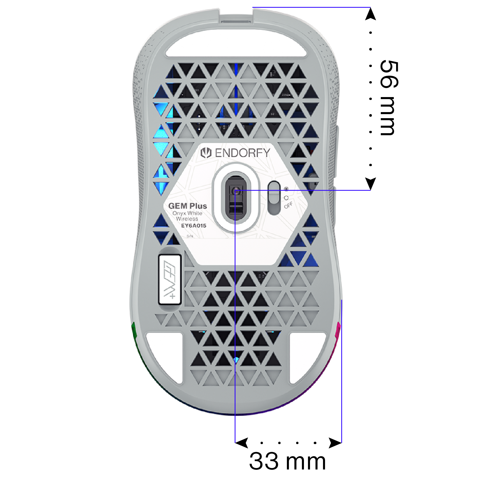 white gaming mouse