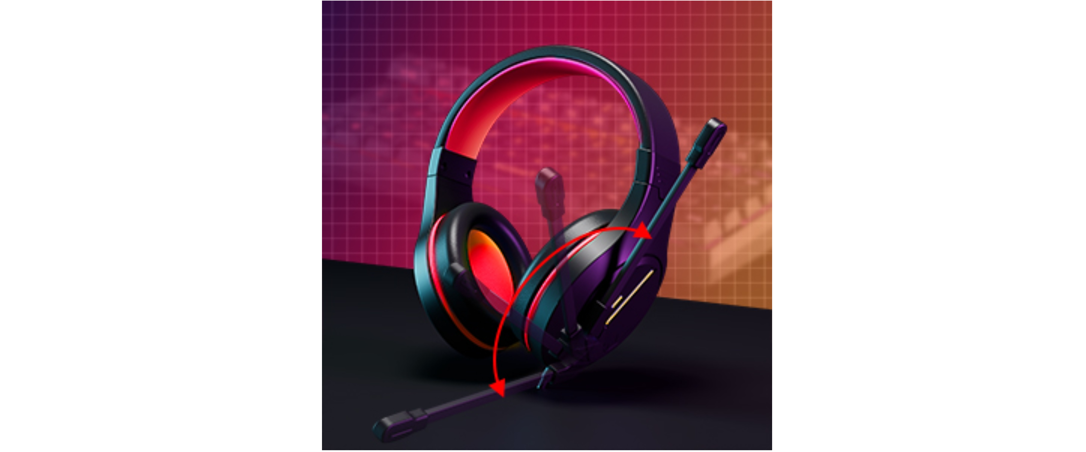 INMISS MH601X, Rotatable Microphone