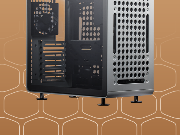 Cooler Master QUBE 540 Moonstone ATX Mid-Tower PC Case 