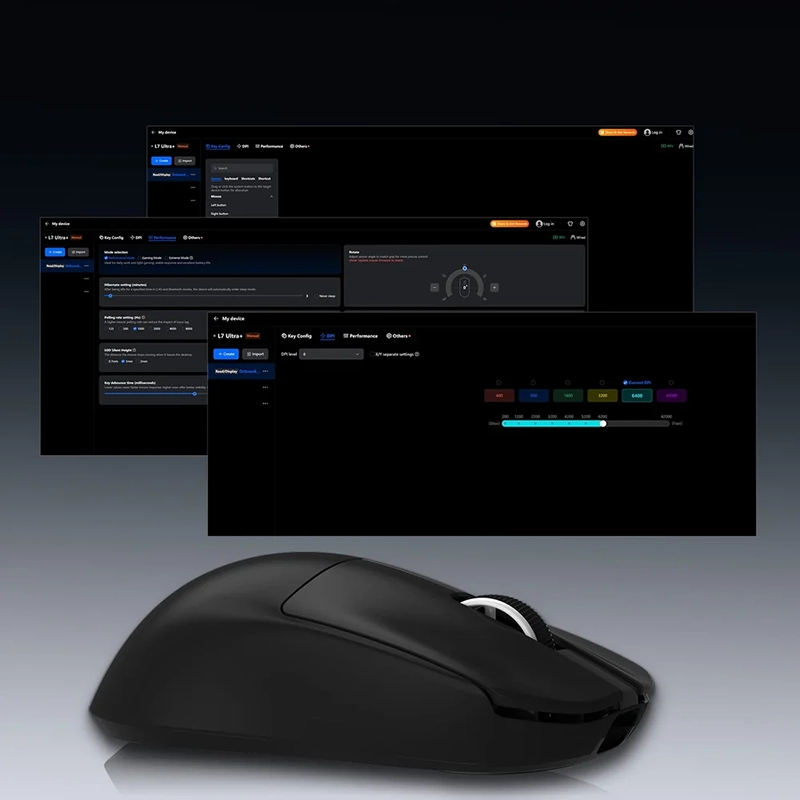 MCHOSE L7 Series  L7 Ultra+ Ultra-Lightweight Wireless Gaming Mouse