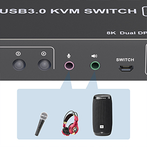 Extra Audio and Microphone Holes The 3.5mm audio jack and microphone port make it easy to listen, sp