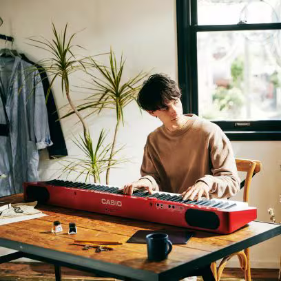 Casio PX-S1100 Privia 88-Key Slim Digital Stage Piano with Bluetooth Adapter