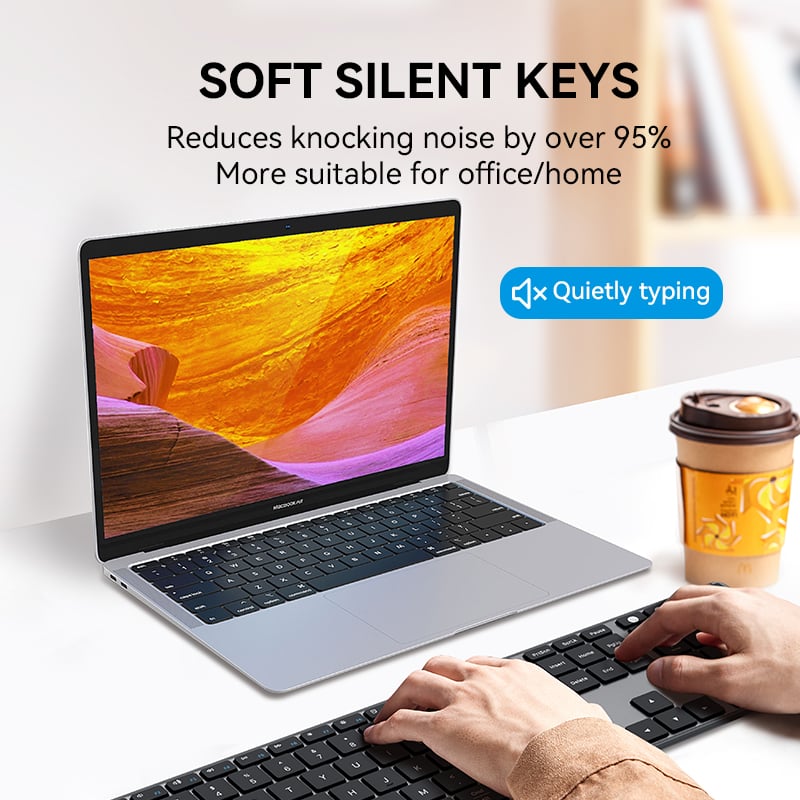 AUSDOM Sofkeys2 Wireless Desktop Keyboard