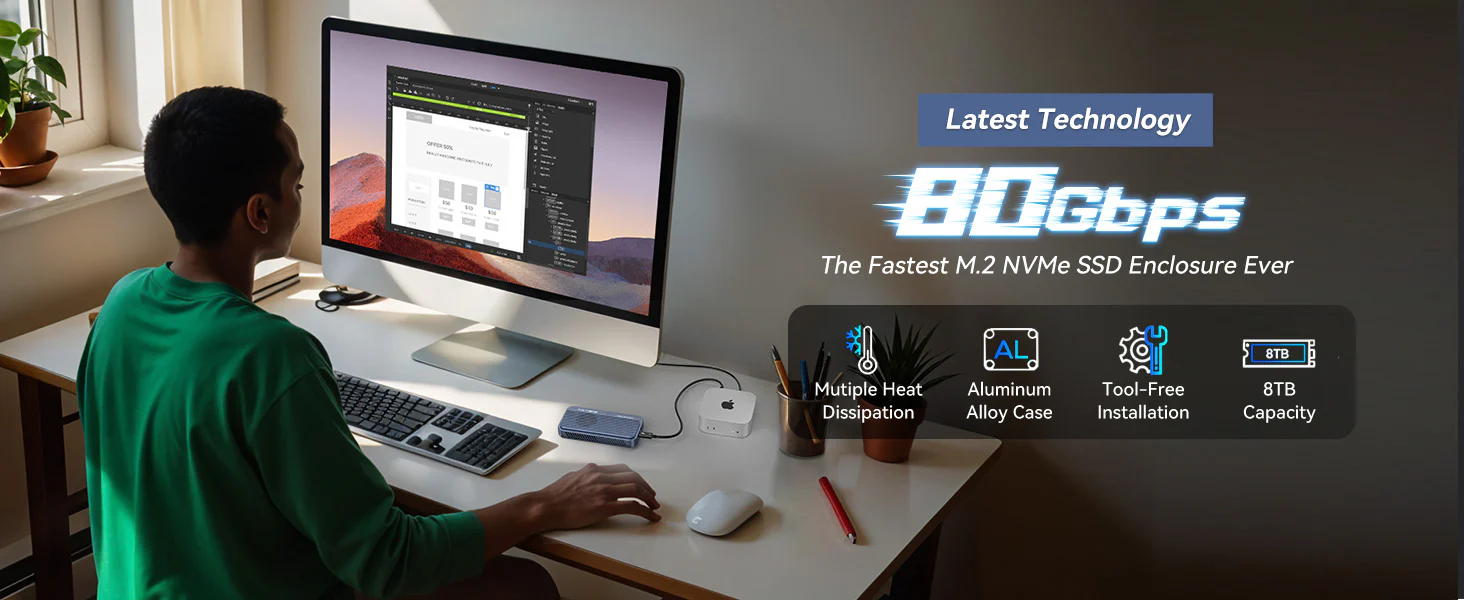 80 Gbps transfer speed