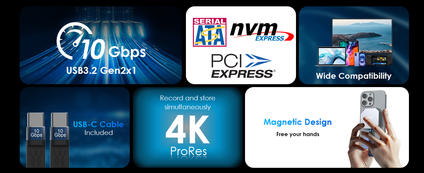 NVMe/SATA SSD Enclosure