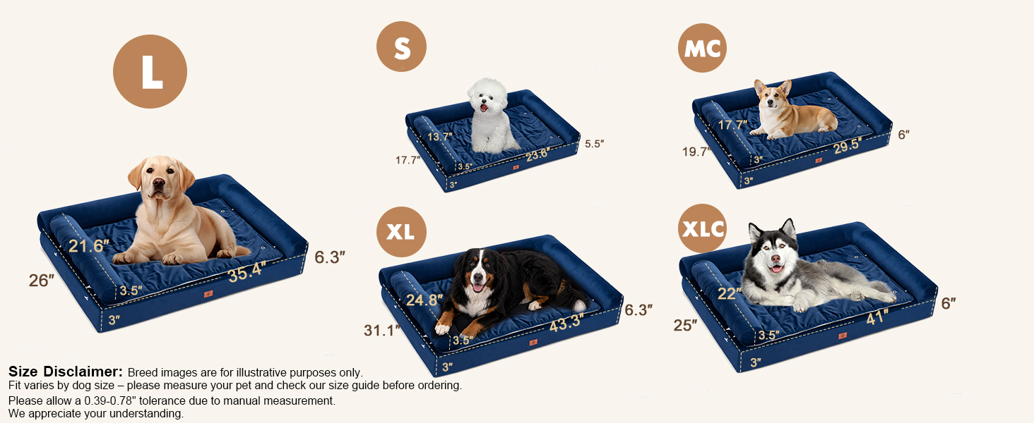 GTPLAYER Dog Bed