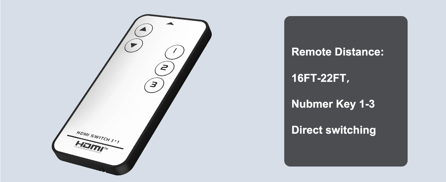 hdmi switch with remote