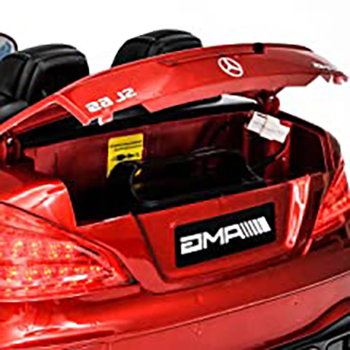 ride on car with open trunk, ride on car with open doors, open trunk, limited edition ride on car