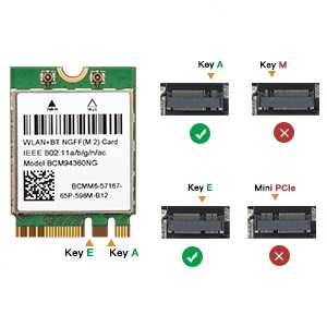 NGFF M.2 Key A+E