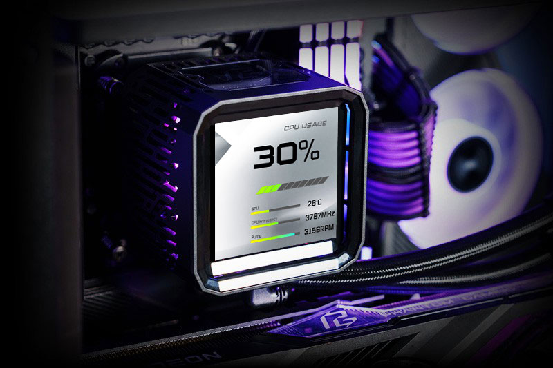 ASRock PHANTOM GAMING 360 LCD AIO Liquid Cooler