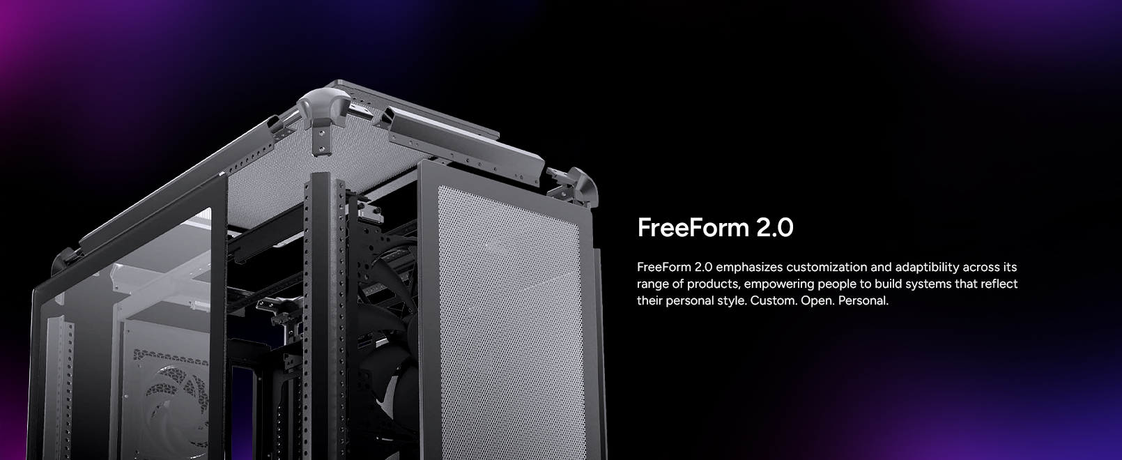 Cooler Master MasterFrame 500 Mesh Black ATX Mid-Tower PC Case