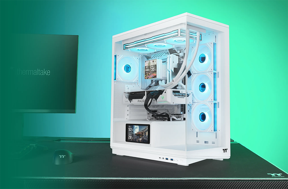Thermaltake Stage 450 TG ARGB Mid Tower Chassis - Snow