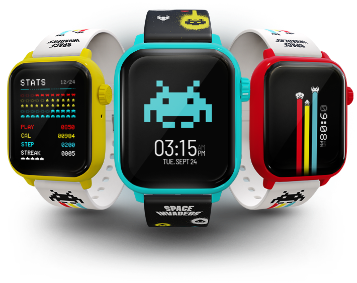 Space Invaders Retro Gaming Smart Watch