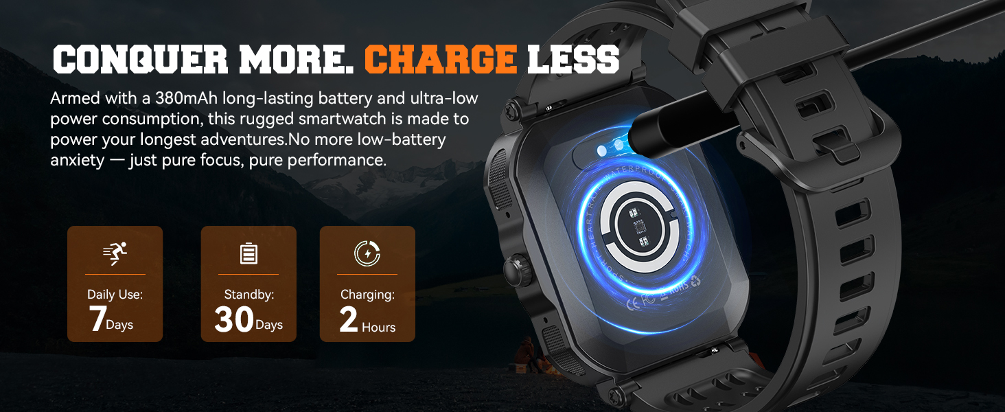 Military Smart Watches for Men (Answer/Make Calls), 1.91'' Fitness Smart Watch for Android & iPhone,