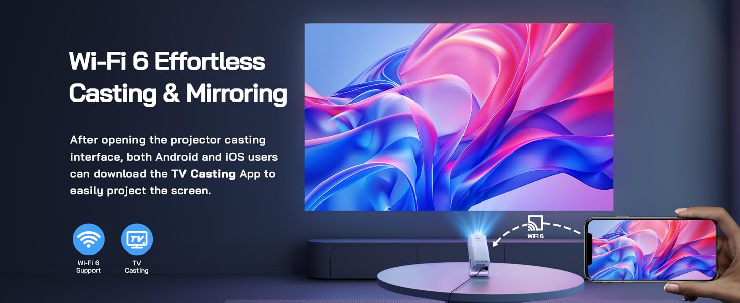 WOLFANG WP03 4K Mini Projector