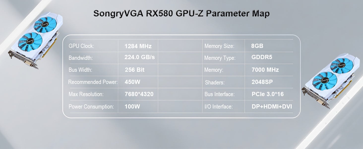 RX 580 8GB Gaming Graphics Card