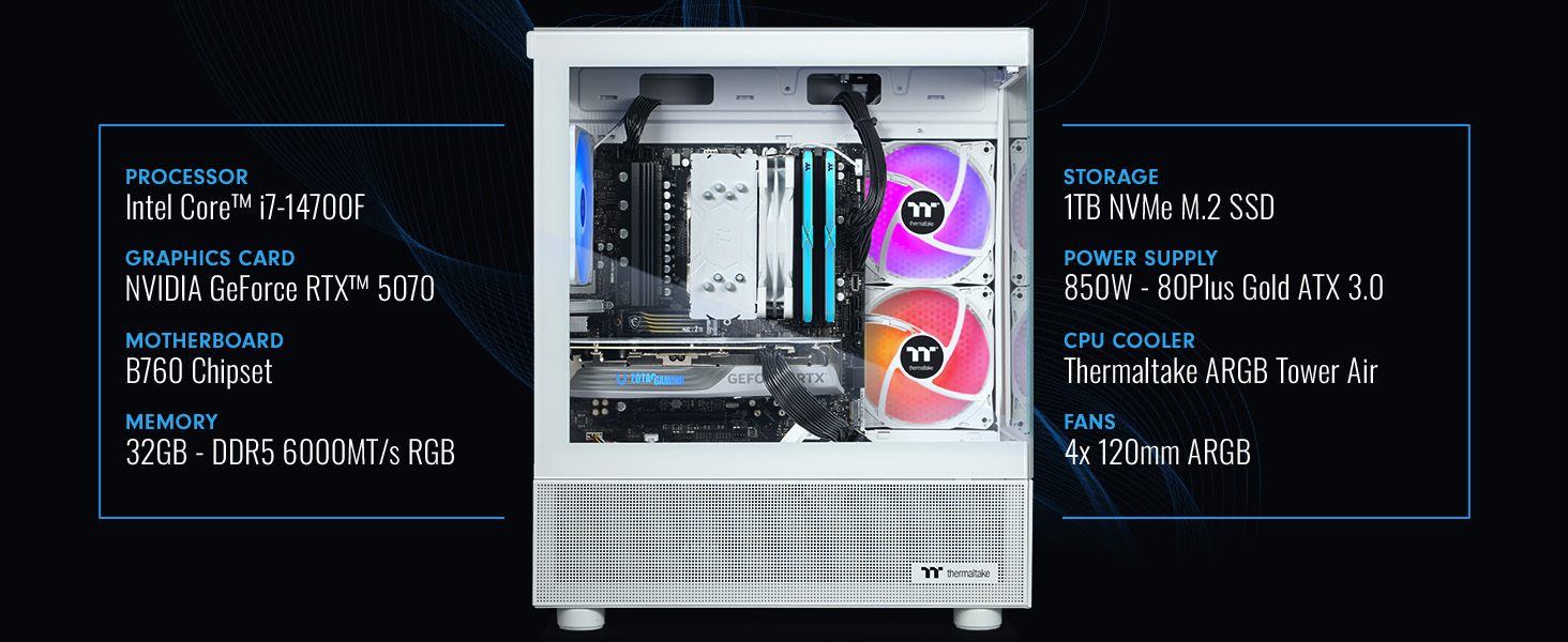 Thermaltake NE i1470S-V170S Gaming Desktop PC