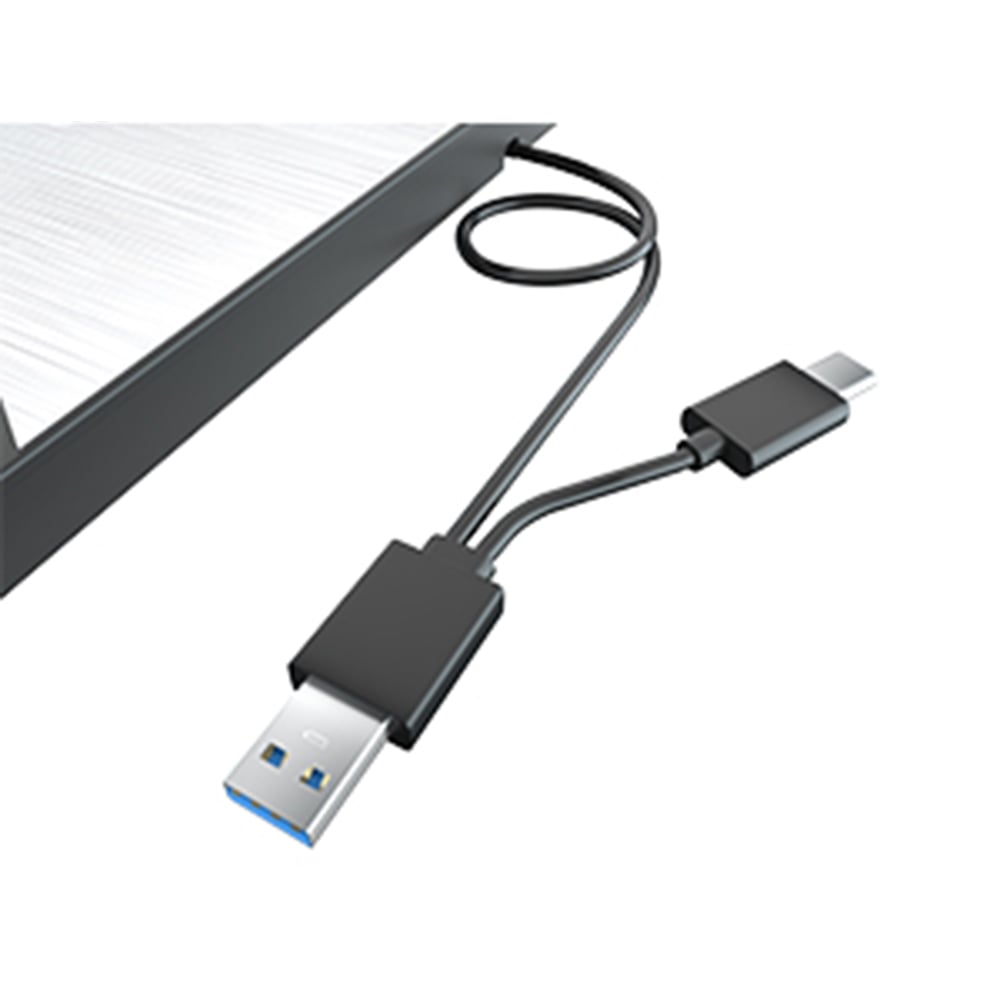 2-in-1 TYPE-C &amp; USB 3.0 Cable The 4k Blu-ray player is exclusively compatible with laptop or desktop