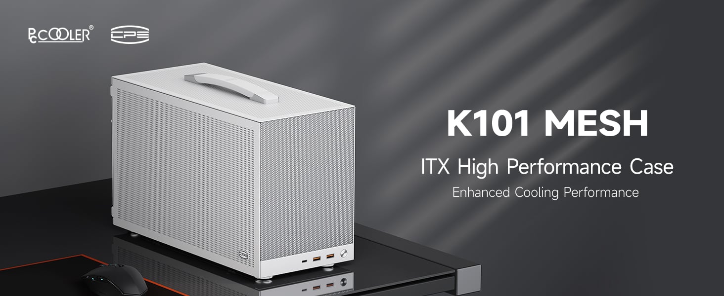 CPSの持ち運べるMini-ITXケース「K101 MESH」が28日発売、カラー